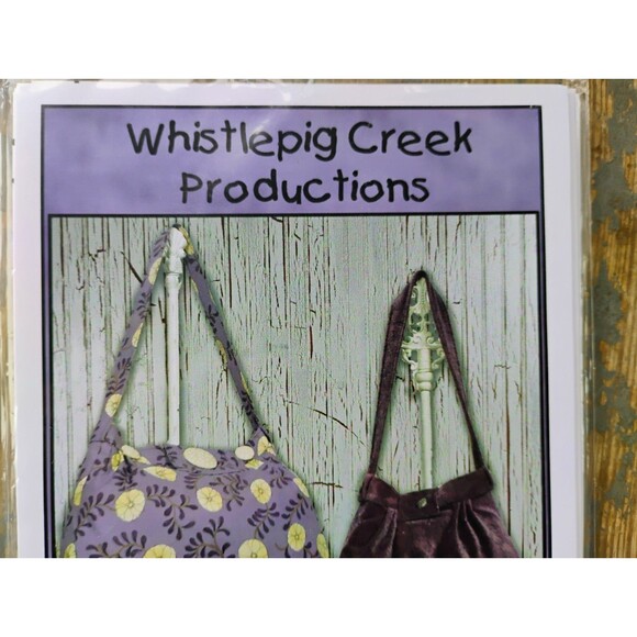 5/$25 Boho Bags Purse Sewing Pattern Includes 2 Sizes Whistlepig Creek #1158 - Picture 4 of 8